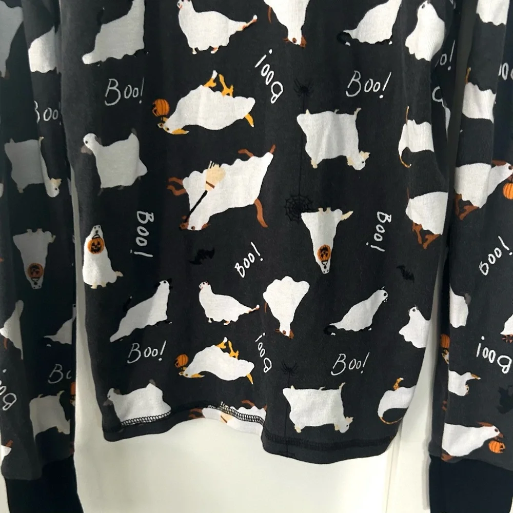 Old Navy‎ Kid's Halloween Dog Ghost Cotton Pajamas in Size XL
